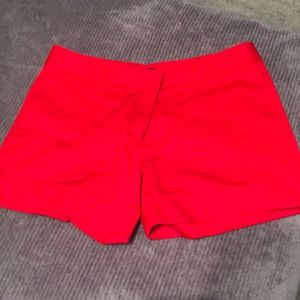 Express RED shorts, size 10